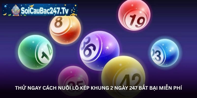 Thử ngay cách nuôi lô kép khung 2 ngày 247 bất bại miễn phí