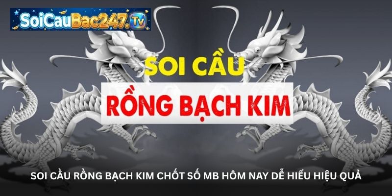 Soi cầu Rồng bạch kim chốt số MB hôm nay dễ hiểu hiệu quả