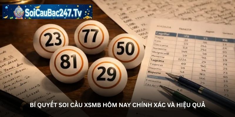 Bí quyết soi cầu XSMB hôm nay chính xác và hiệu quả